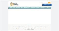 Desktop Screenshot of orangeliteracy.org